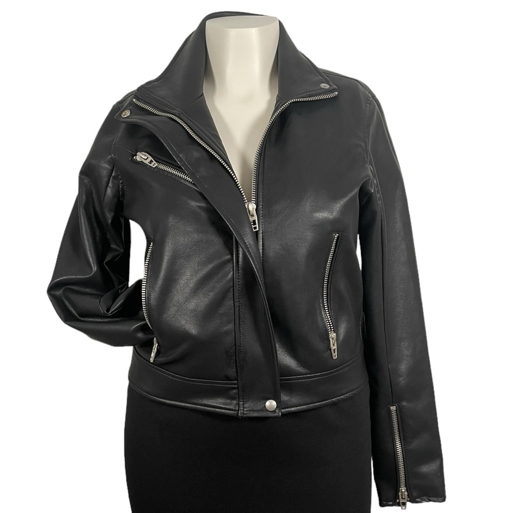 BLANKNYC Faux Leather Moto Jacket